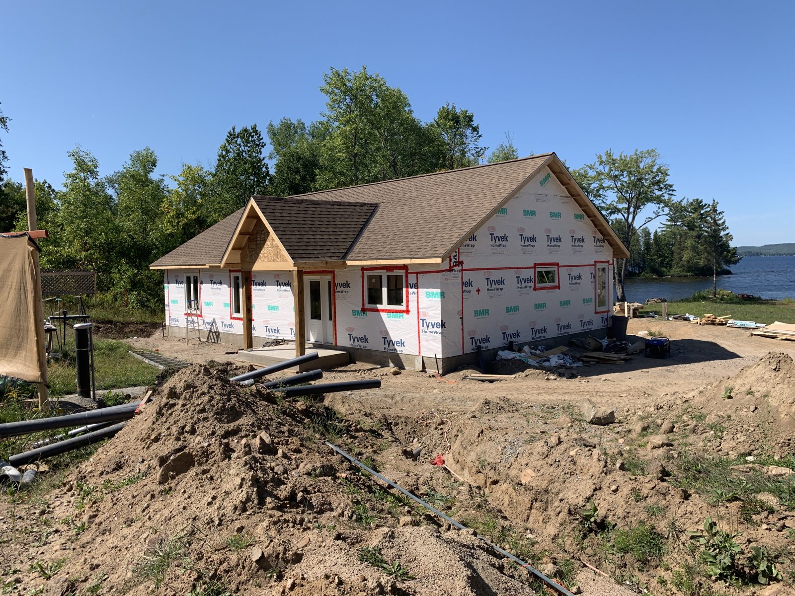 New home built during the Golden Lake development, 2019